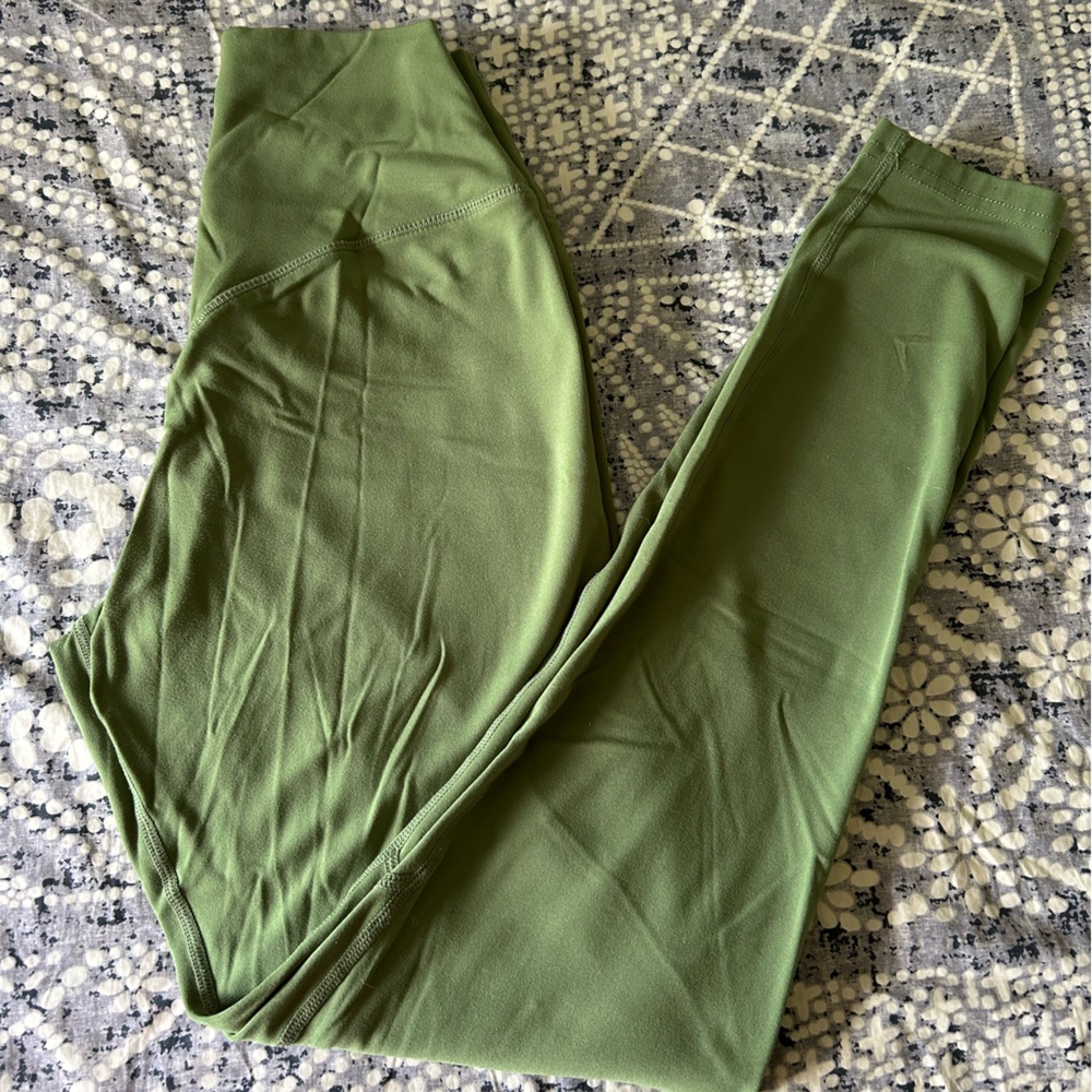 Olive Green Women's Leggings